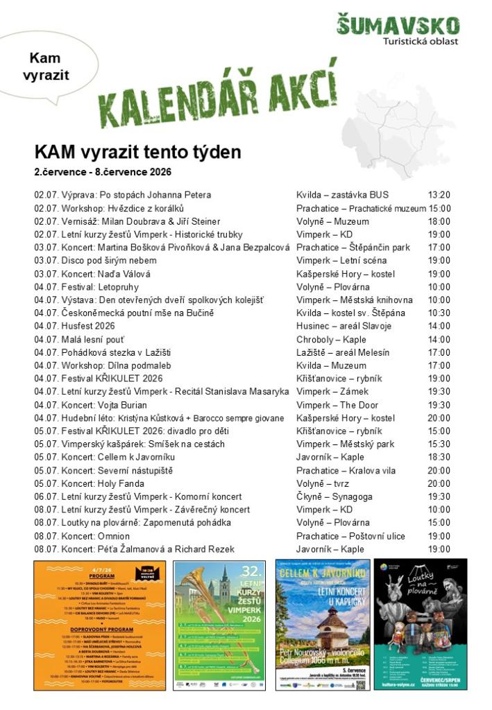 Kalendář akcí