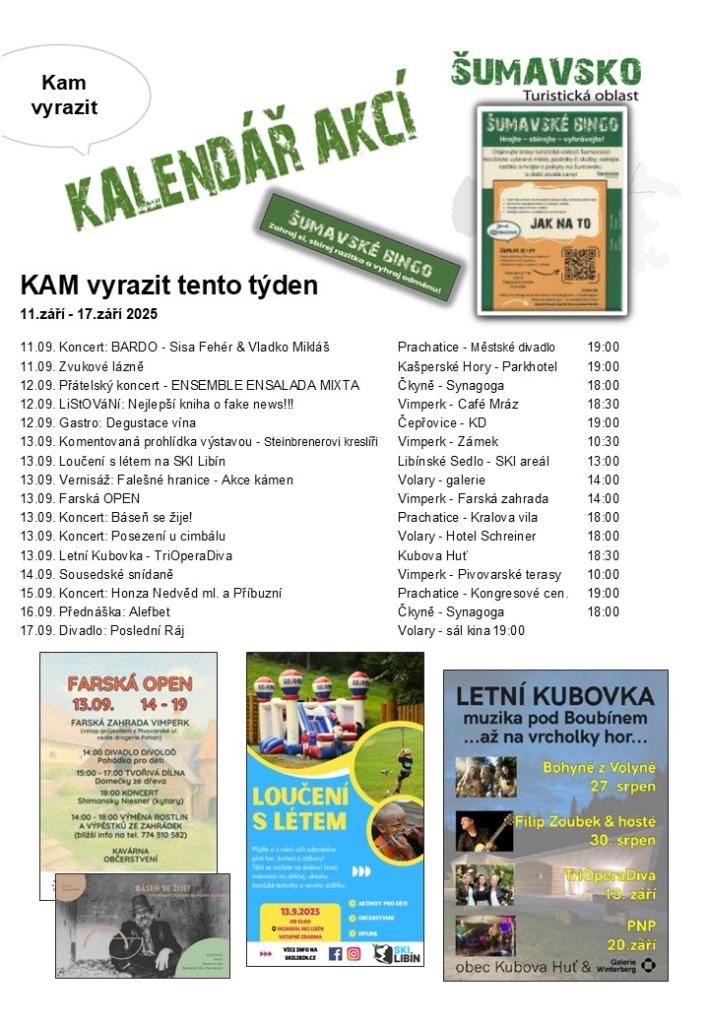 Kalendář akcí